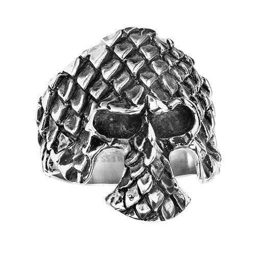 'Snakeskin Cowboy' Skull Ring (#053)