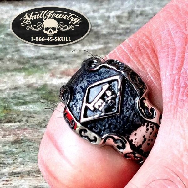 one percenter Stainless Steel Ring