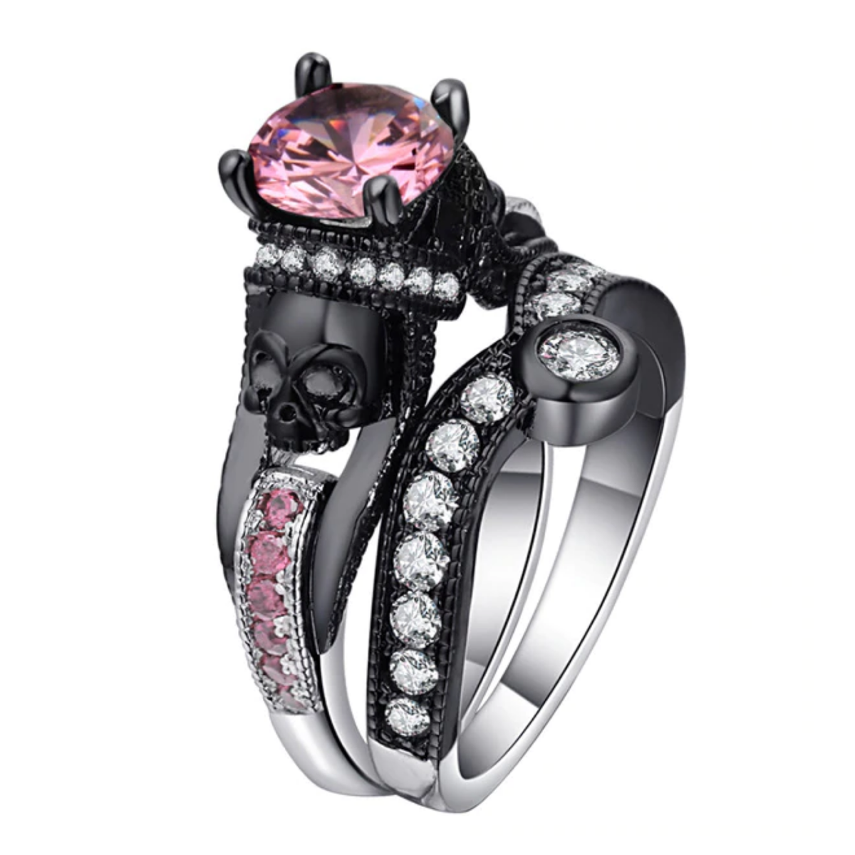 Matrimonio Nero Skull Rings (#w037)