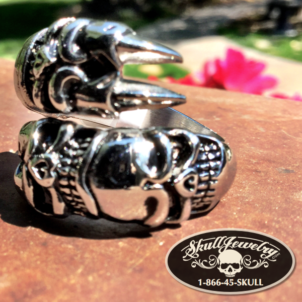 Stainless Steel Skull Ring