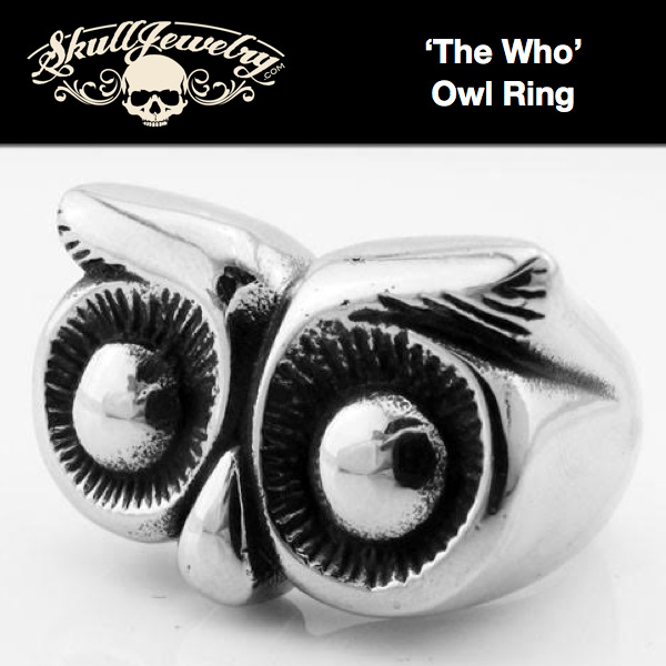 'The Who' Medieval Owl Ring
