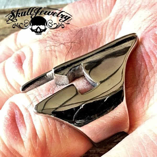 'Spartan Mask' Stainless Steel Ring