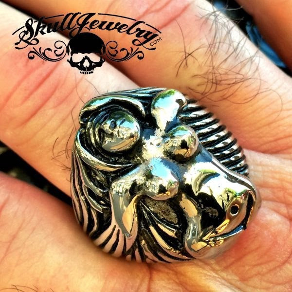 "American Girl" Stainless Steel Nude Female Ring