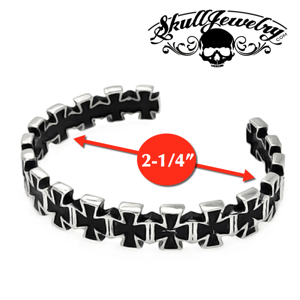 Iron Cross Cuff Bracelet