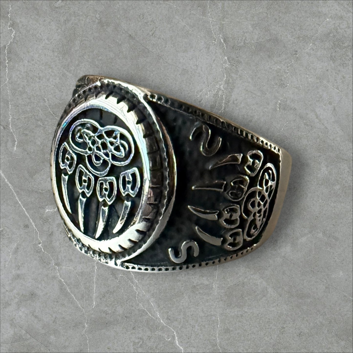 biker bear ring
