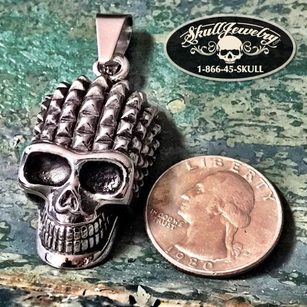 Can't Get It Out Of My Head Skull Pendant