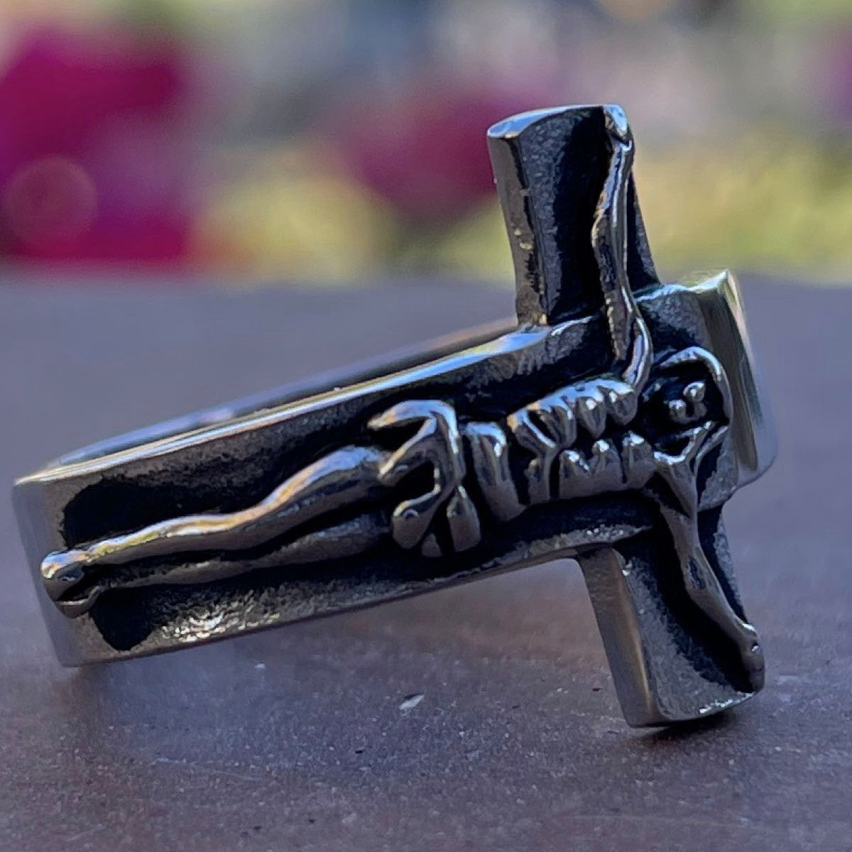 Crucifixion of Jesus Ring
