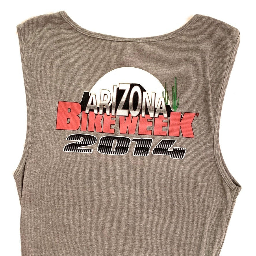 Arizona Bike Week 2014 Grey Tank Top T-Shirt