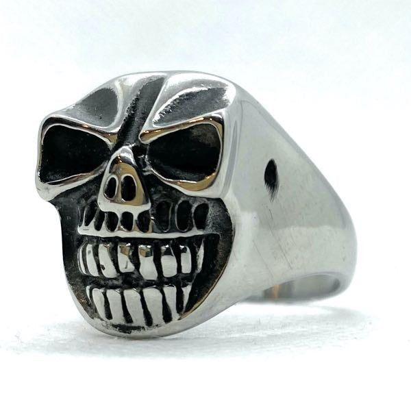 The Reckoner - Skull Ring (#c201)