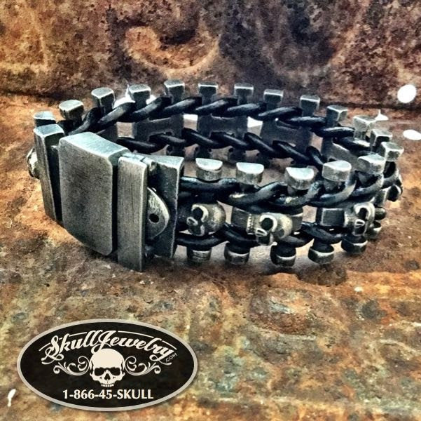 Hold the Line' Gun Metal Stainless Steel