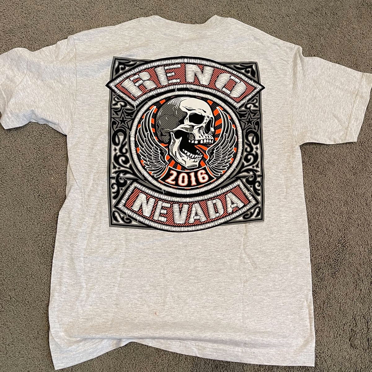 MEDIUM GRAY - Reno Nevada Rally T-Shirt back