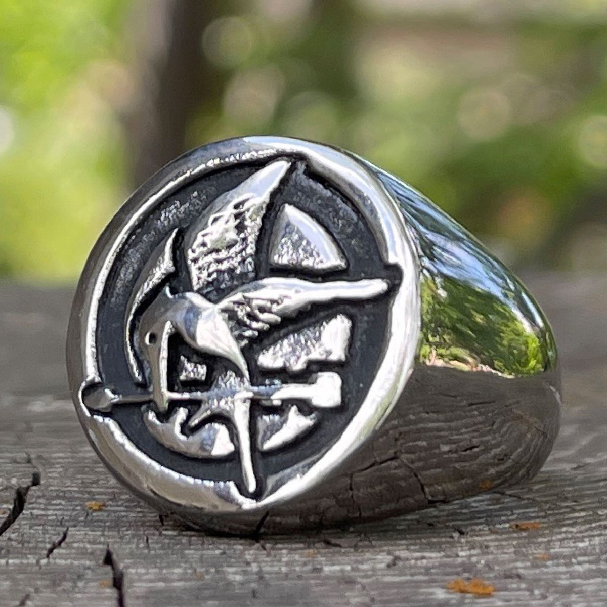 'Mockingjay' Symbol of Rebellion Bird ring