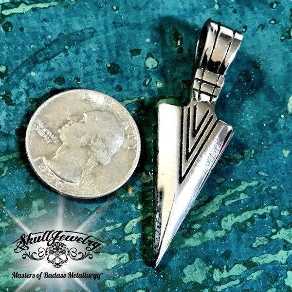 Native American Arrowhead Pendant