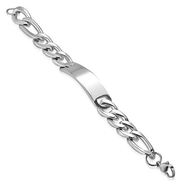 Pulsera de acero inoxidable chapada más grande