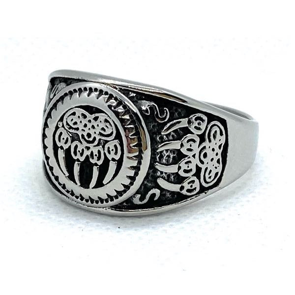 Silver Legend 'Bear Claw' Ring