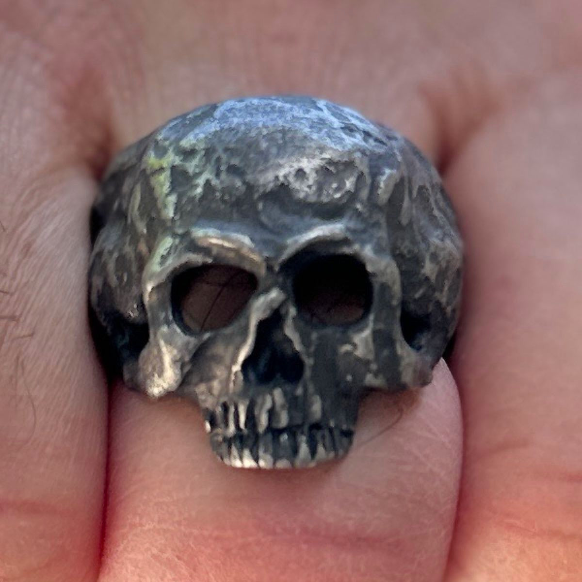 Skolljarnhamarr (Old Norse for "Skull-Iron") Skull Ring