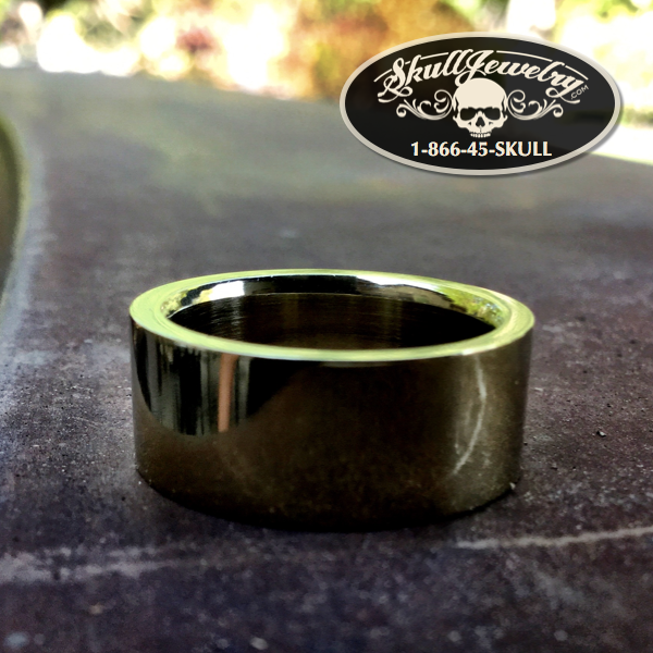 Solid Gold-Tone Band Ring