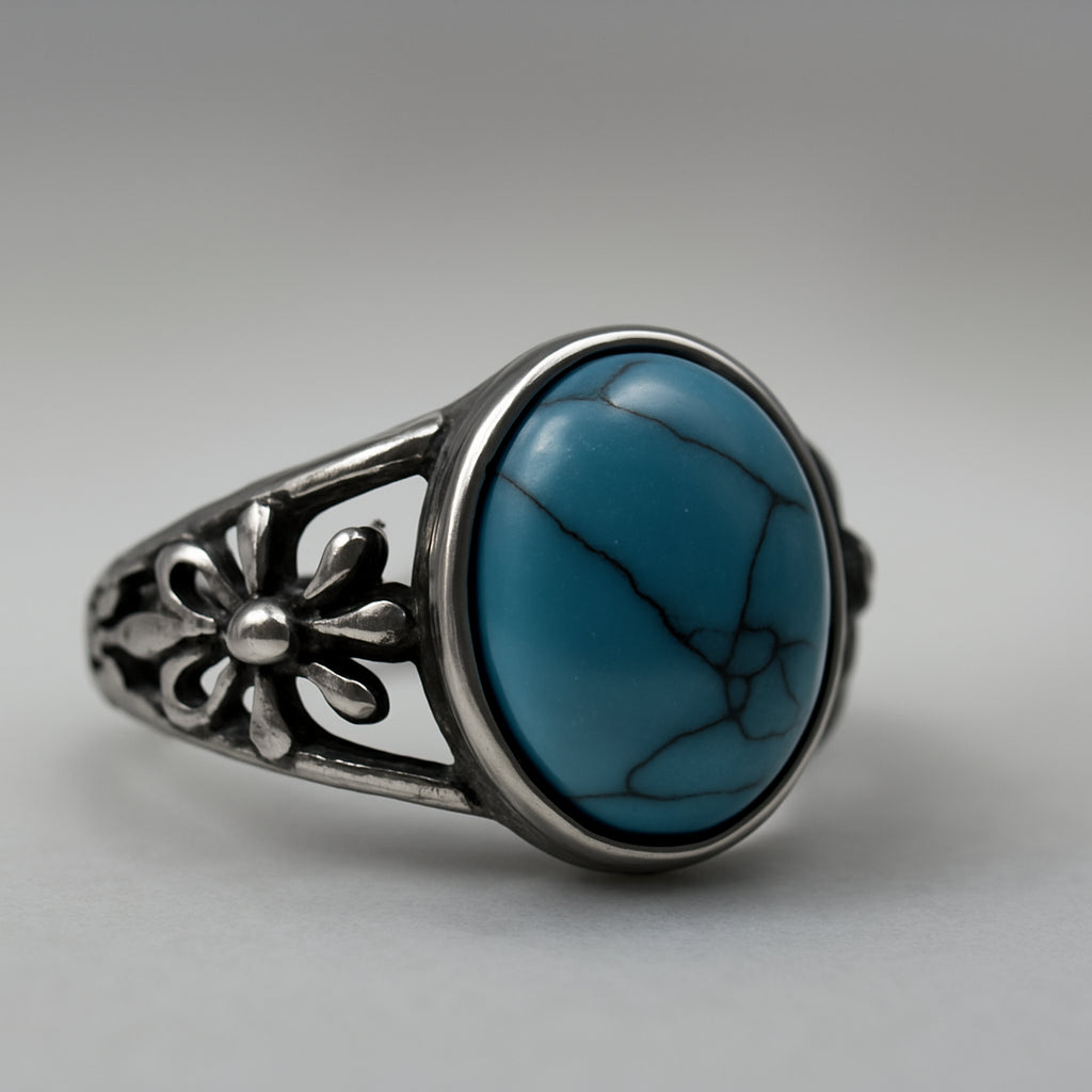Azure Shield Ring (#R0217) - alternate view
