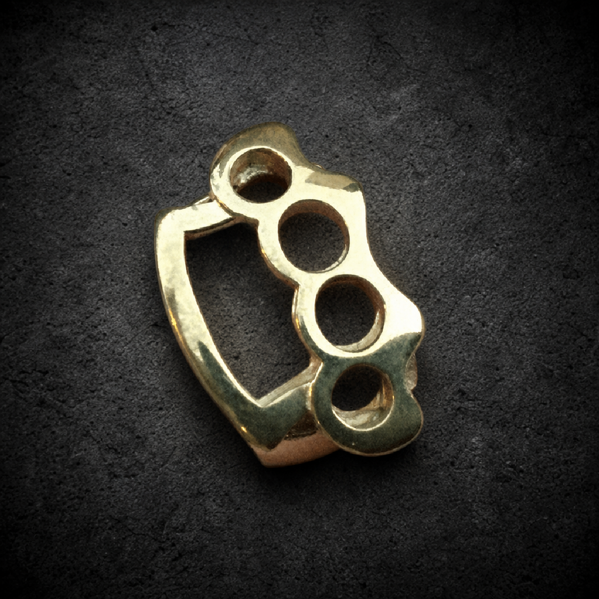 Gold Tone "Street Fighting Man" Ring - 316L stainless steel unisex jewelry (456GOLD08)