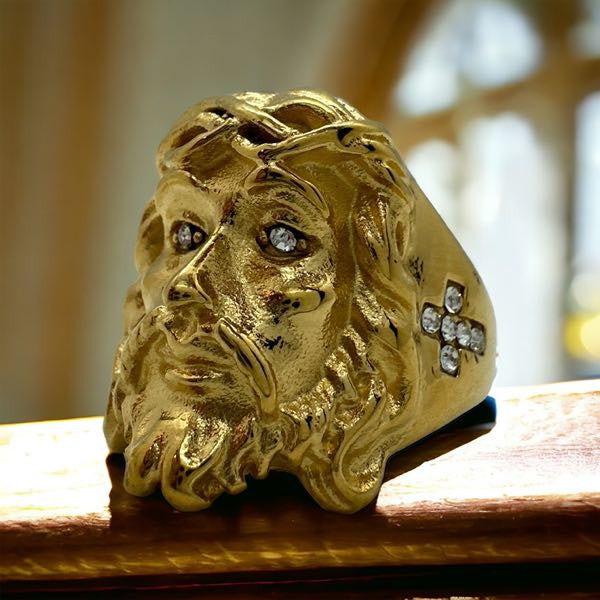 Golf Jesus Christ ring