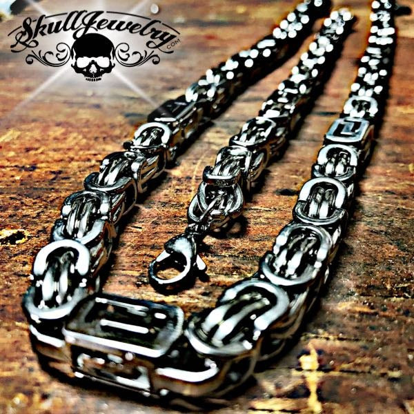 Stainless Steel Necklace & Bracelet Combo