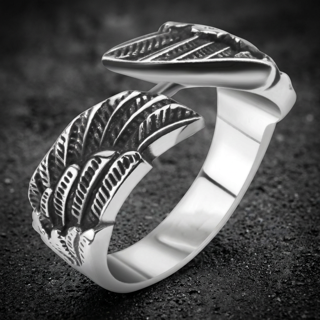 Angel Wing Ring - anillo de alas de รกngel (#659)