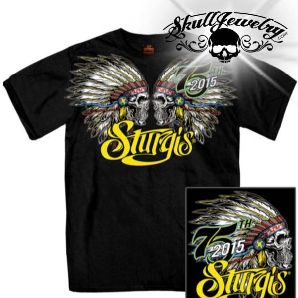 Double Indian Sturgis Bike Week T- Shirt