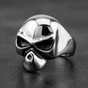 'Close Enough To Perfect' Stainless Steel Skull Ring (#020)