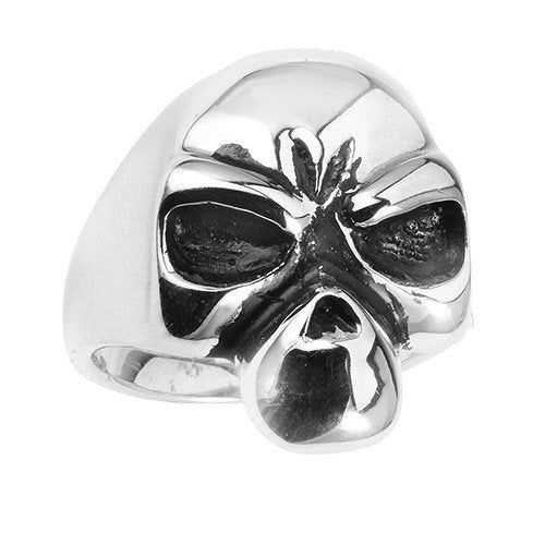 Stainless Steel Alien Skull Ring (#057)