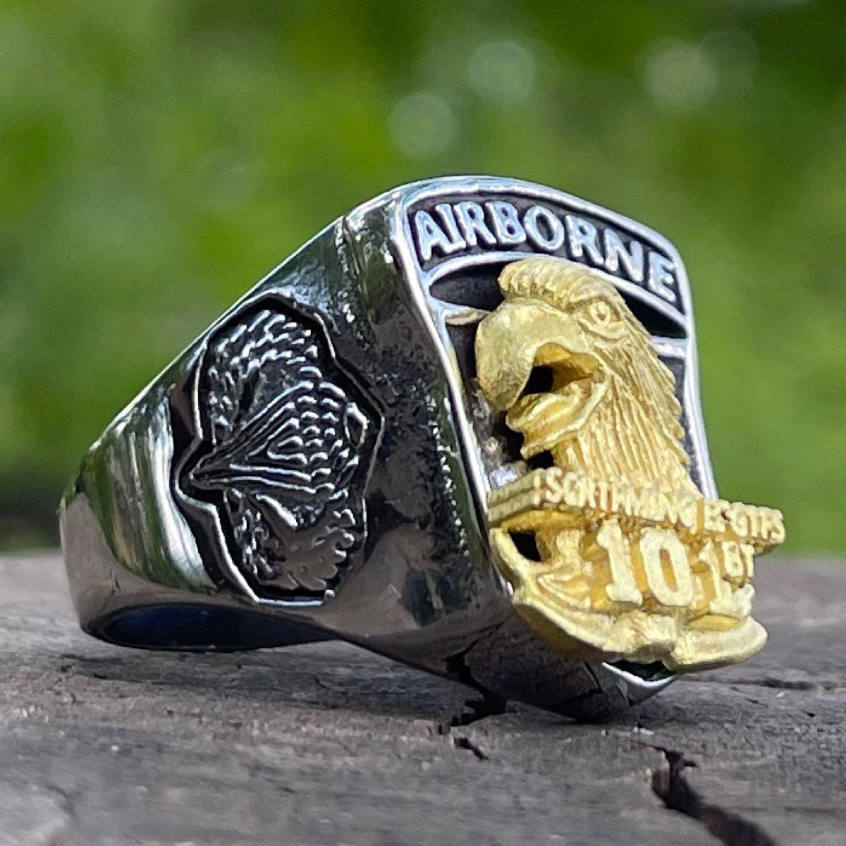 101st Airborne Screaming Eagles Ring