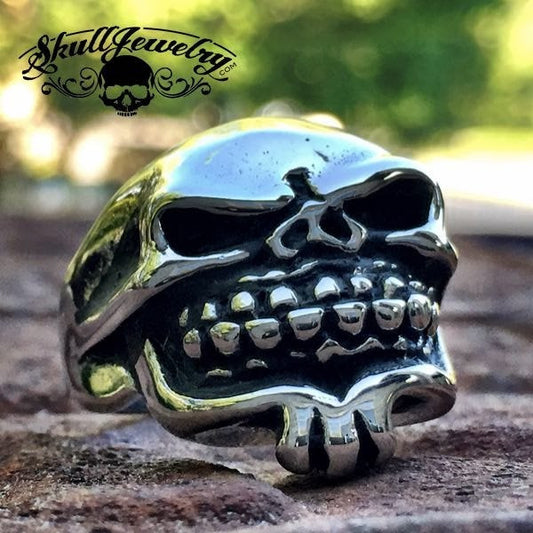 'Happy Jack' Tribal Skull Ring