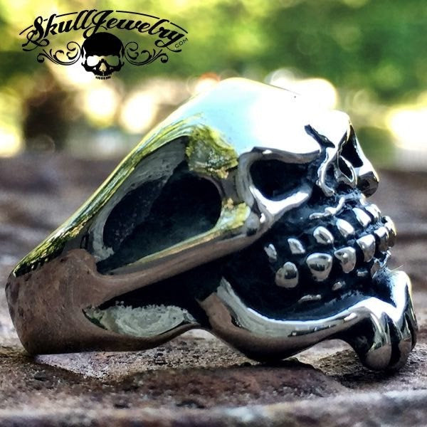 'Happy Jack' Tribal Skull Ring