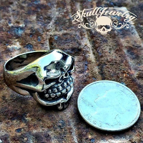 Big Smile Skull Ring