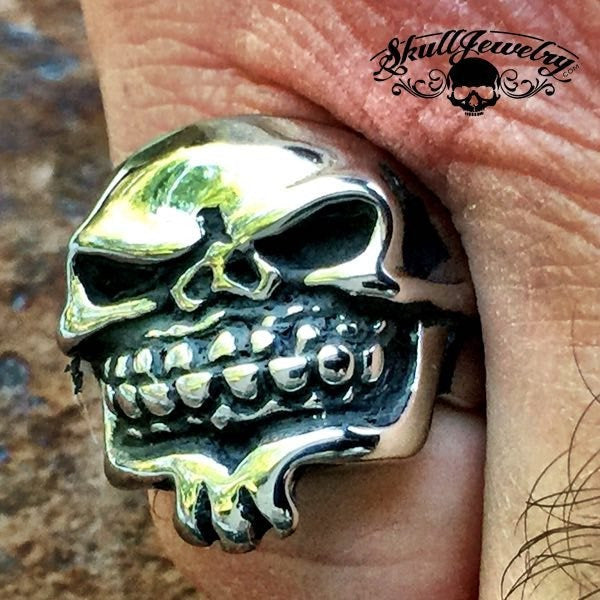 'Happy Jack' Tribal Skull Ring