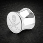 10mm - Skull & Crossbones Double Flared Ear Plug Flesh Stretcher Tunnel Expander (#ep005)