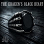 THE KRAKEN’S BLACK HEART – Ghost Ship Deep-Sea Ring (#R0099)