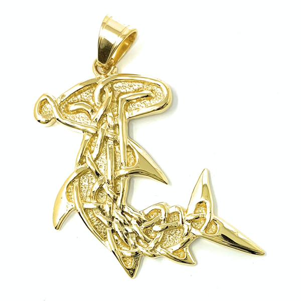 Hammerhead Shark Pendant (2 Color Options) (#bjp018)