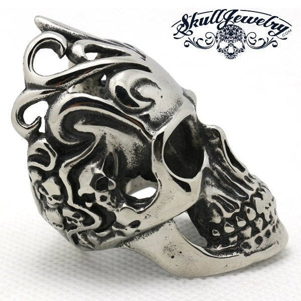 Won't Get Fooled Again - Big, Bold & Heavy Skull Ring (#181)