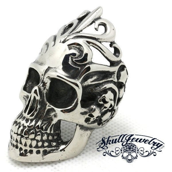 long skull ring