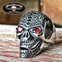 Cross of Courage - Skull Ring (#187)