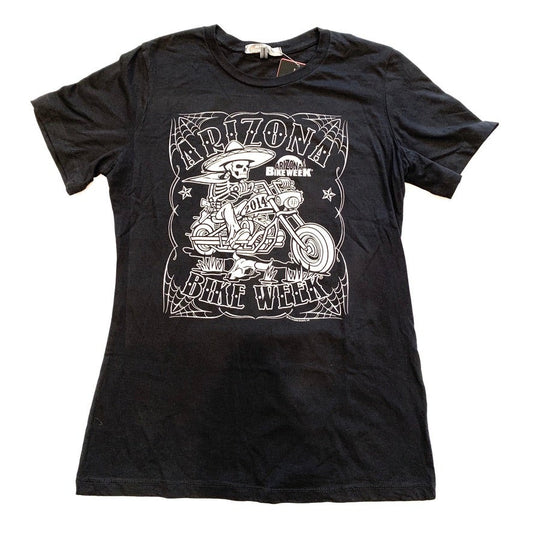 Ladies Arizona Bike Week 2014 Black T-Shirt