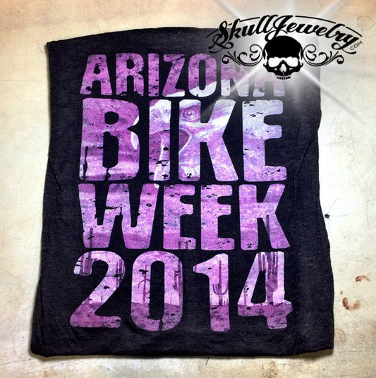 front - 2014 Womens Arizona Bike Week Rally T-Shirt ()