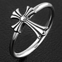 Dainty Cross Ring (#c204)