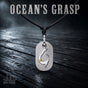 Ocean's Grasp Pendant w/16-28" Adjustable Synthetic Necklace (#P818)