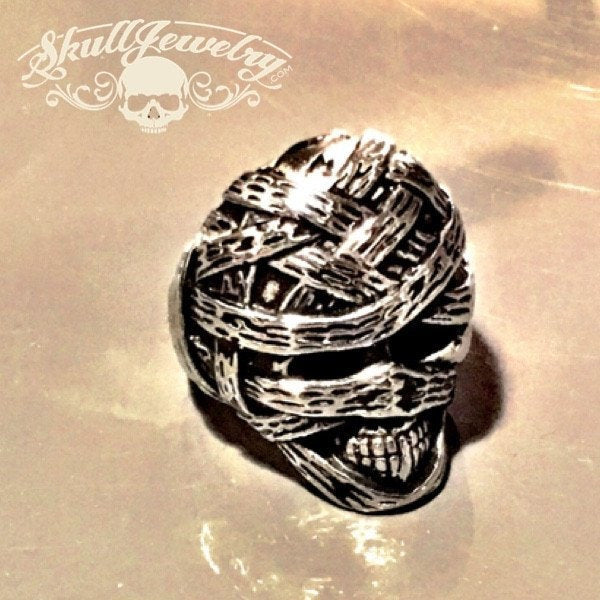 mummy skull ring