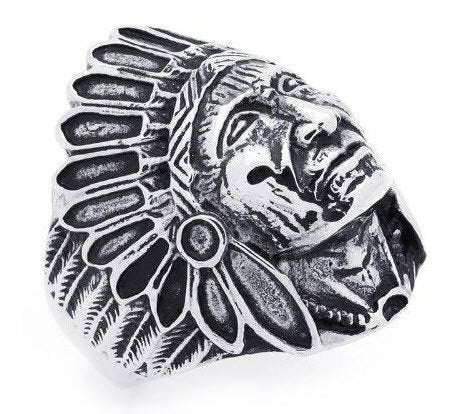 Apache Indian Chief Ring (#241)