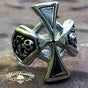St. George Cross with Skeletons Ring (#218)
