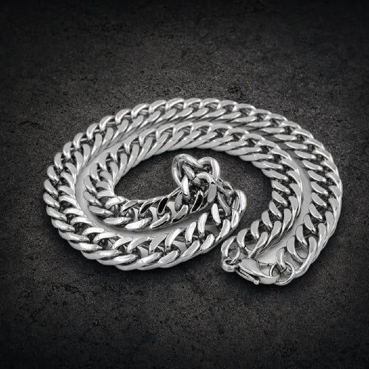 24"-30" Big, Bold & Heavy Chain Necklace - 316L stainless steel unisex jewelry, heavy curb chain stainless steel, 24 inch…