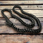 24" Serpentine Gun Metal Color Necklace (#n115)