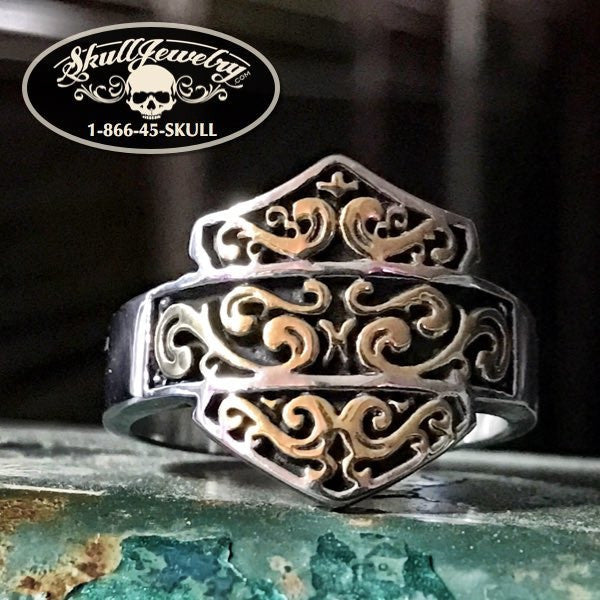 'The Wind Cries Mary' Gold/Stainless Ring